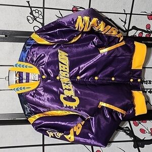 Kobe Bryant Mamba Crenshaw Los Angeles Lakers Satin Jacket Medium NWT